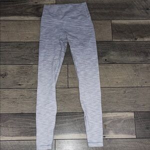 Lululemon Wonder Under Gray High-Waisted Leggings
